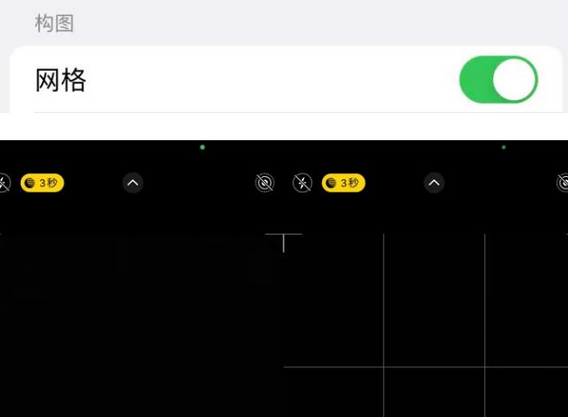 桃江苹果手机维修网点分享iPhone如何开启九宫格构图功能