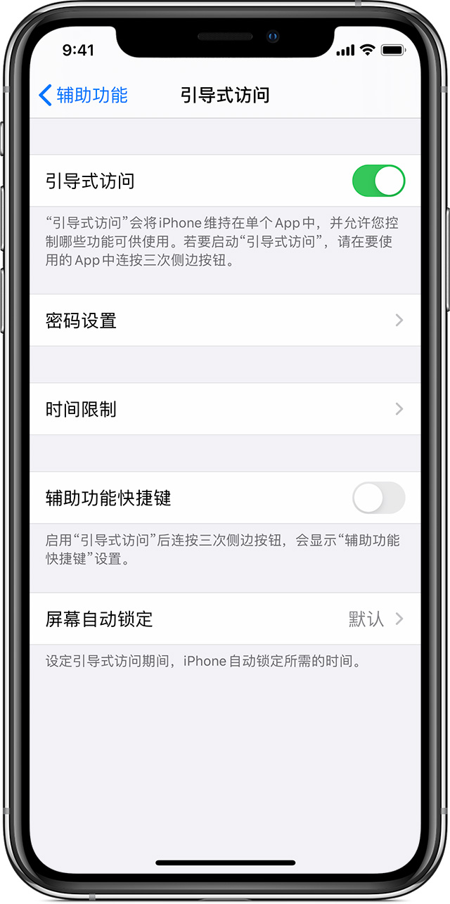 桃江苹果手机维修分享如何在 iPhone 上退出引导式访问 